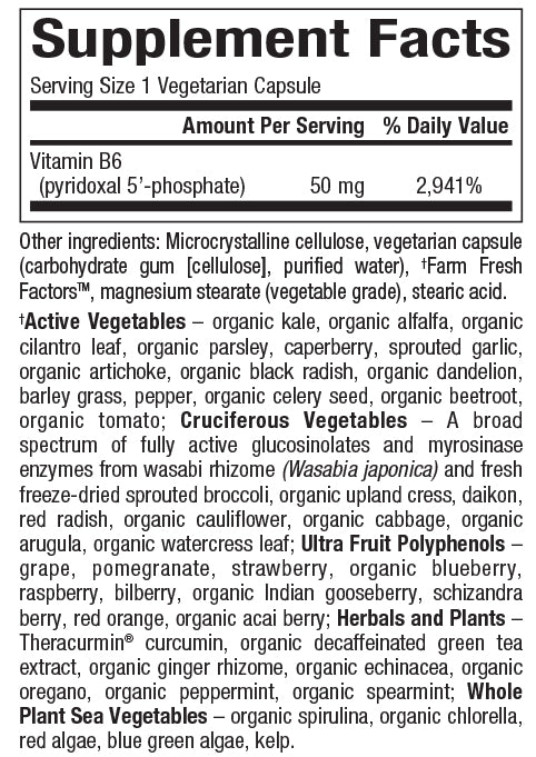 BIOCOENZYMATED P5P B6 50 mg