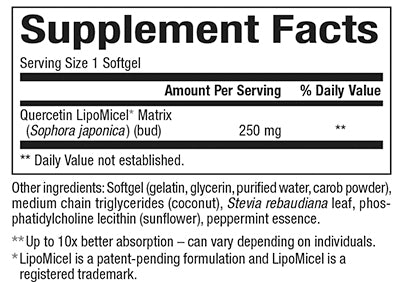 QUERCETIN LIPOMICEL MATRIX