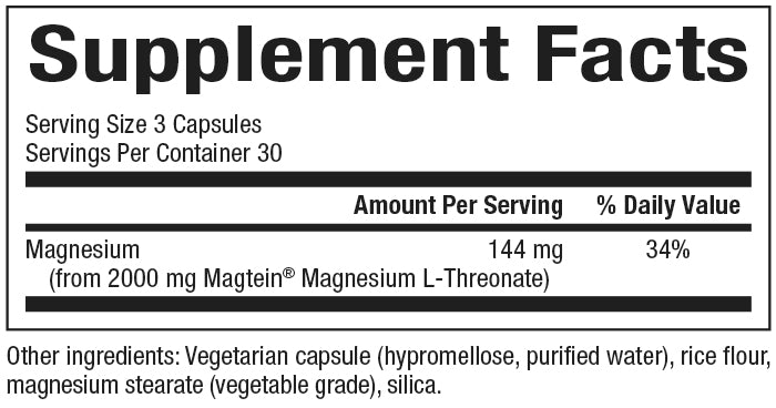 REGENERLIFE MAGNESIUM L-THREONATE