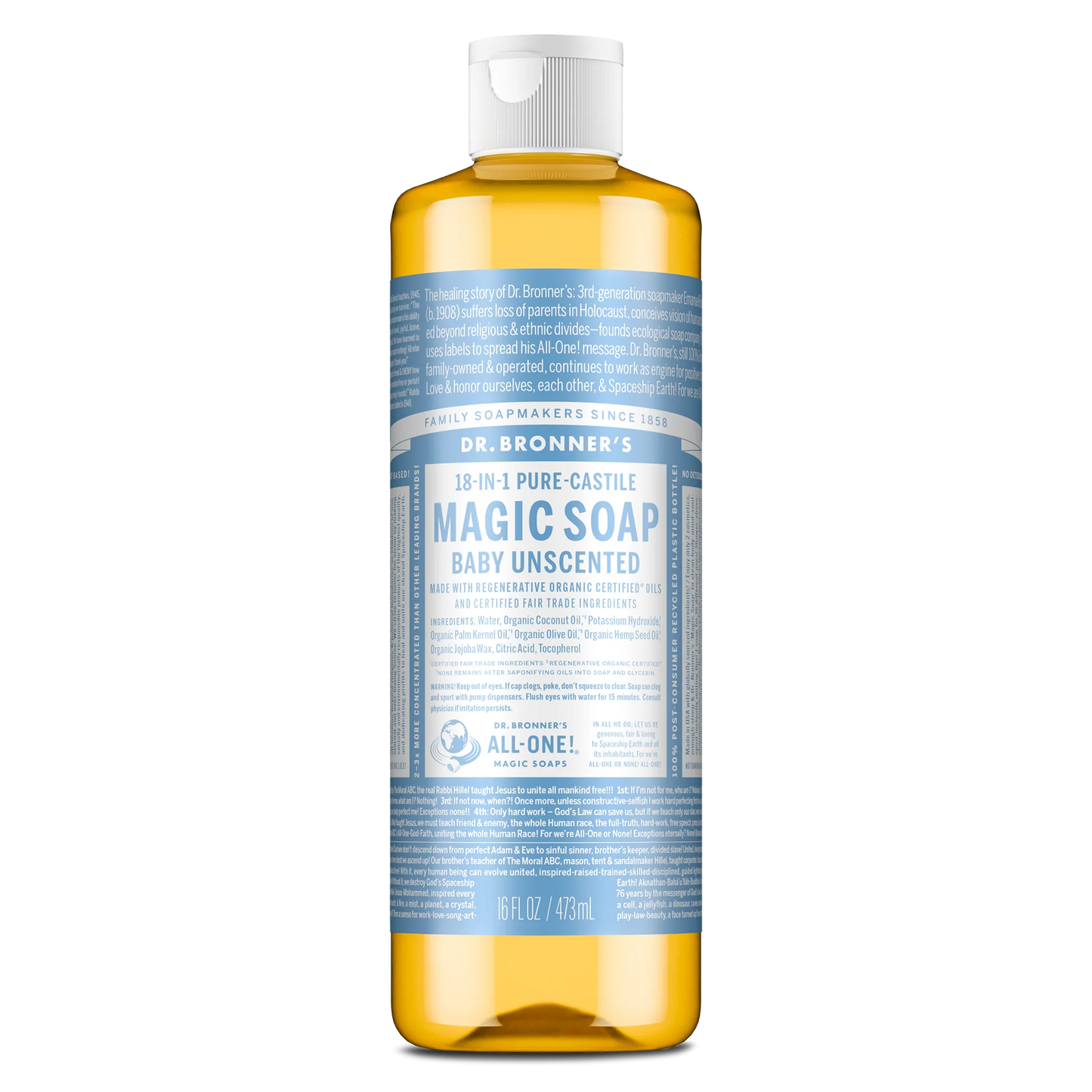 CASTILE LIQUID SOAP BABY UNSCENTED