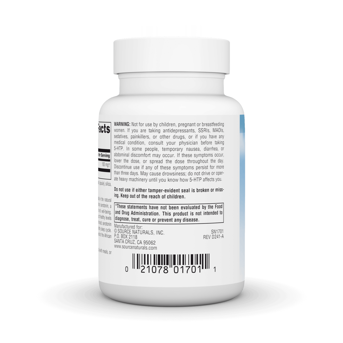 SOURCE NATURALS 5-HTP 50 mg
