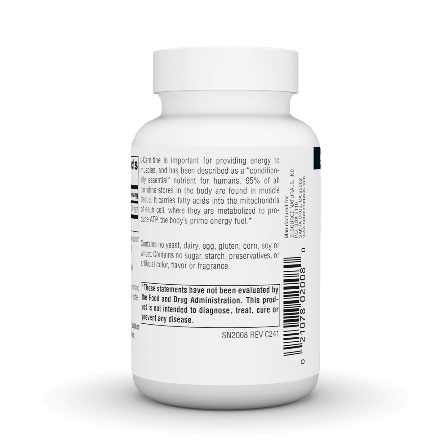 L-CARNITINE FUMARATE 250 mg