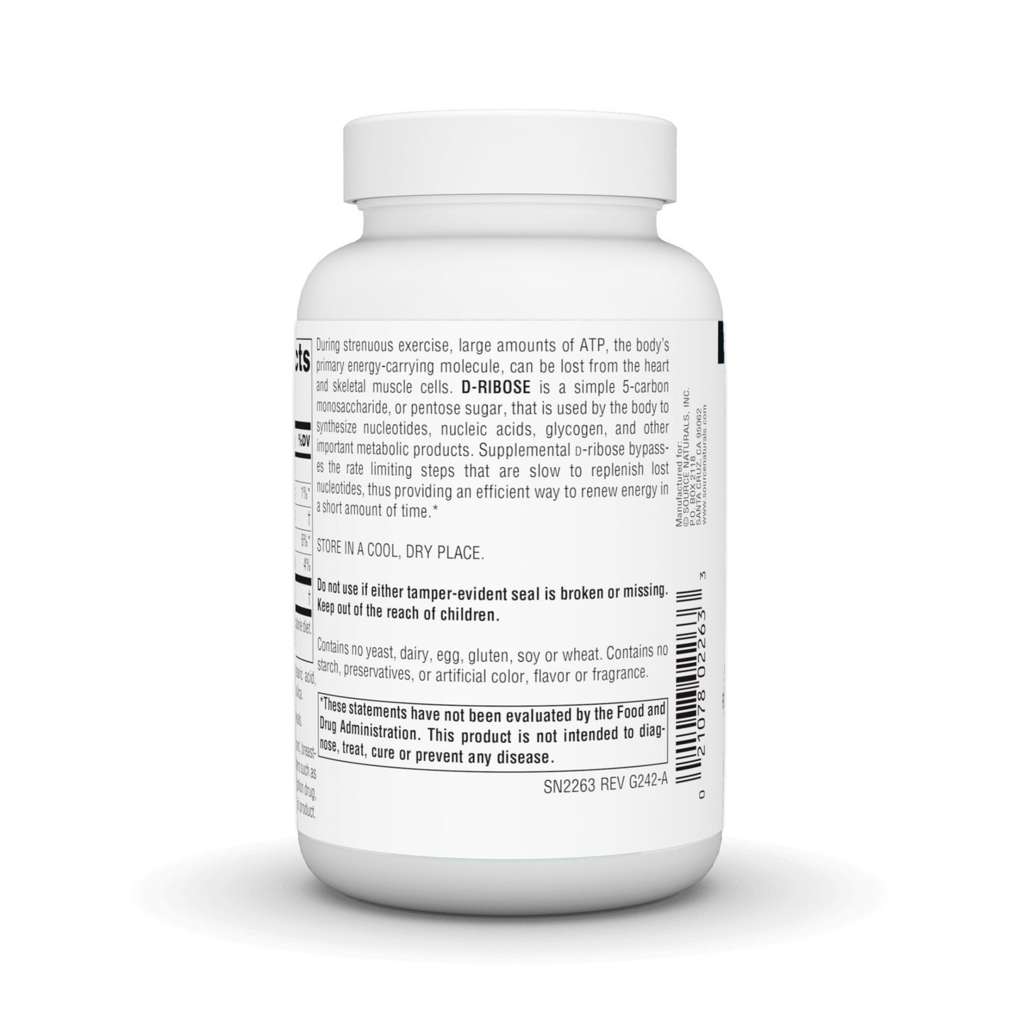D-RIBOSE 1000 mg