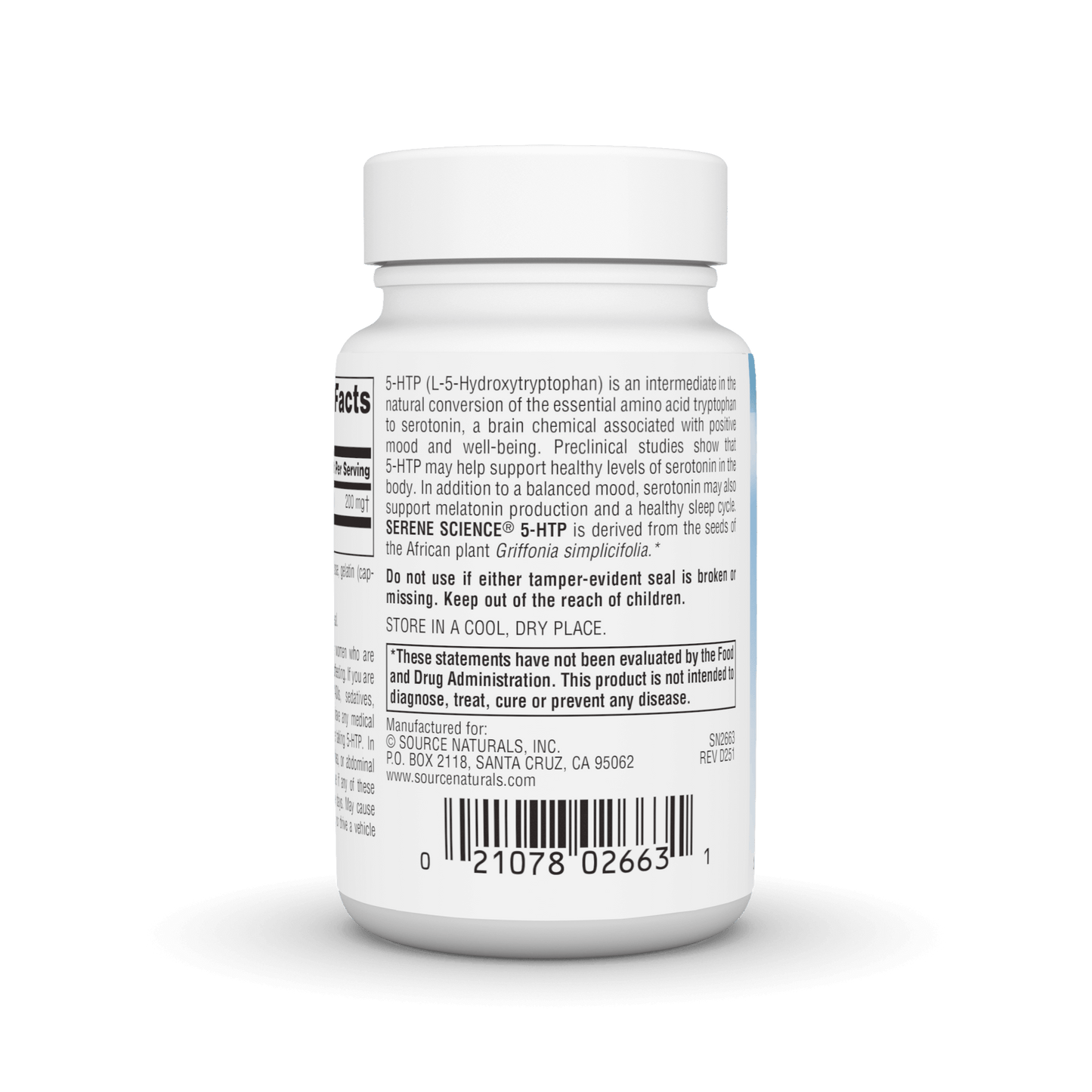 SOURCE NATURALS 5-HTP 200 mg