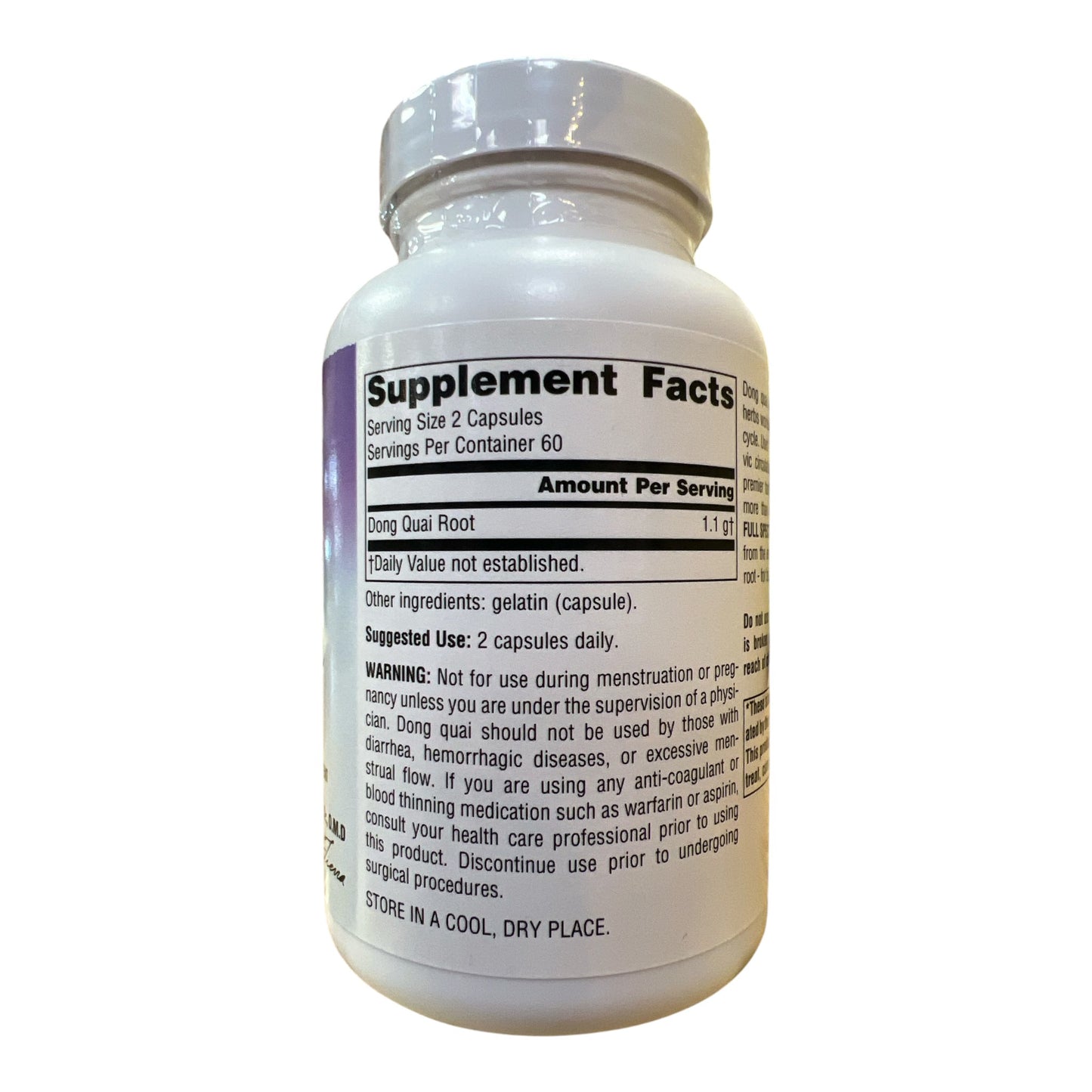 DONG QUAI FULL SPECTRUM 550 mg