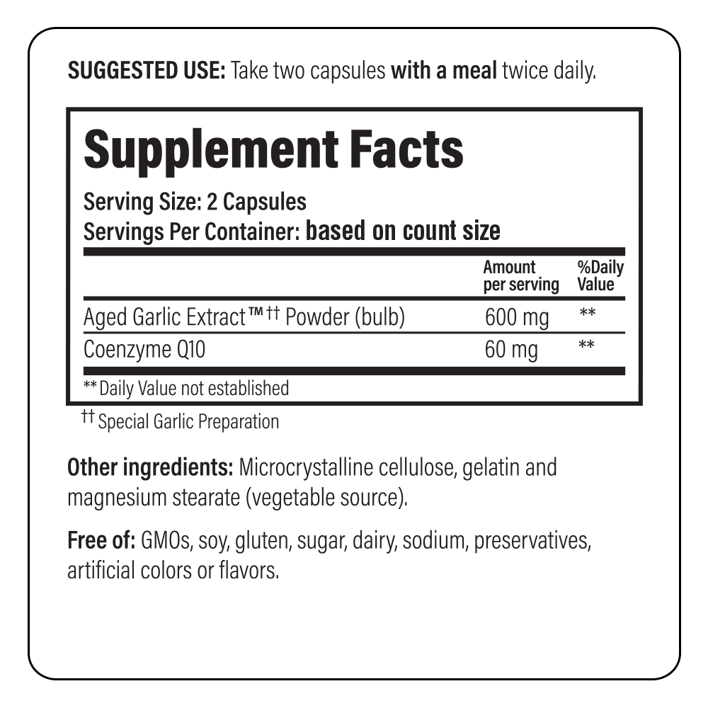 FORMULA 110 COQ10 CARDIOVASCULAR