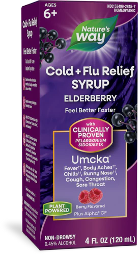 UMCKA COLD + FLU ELDERBERRY SYRUP