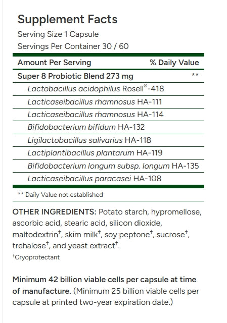 SUPER 8 HI-POTENCY PROBIOTICS