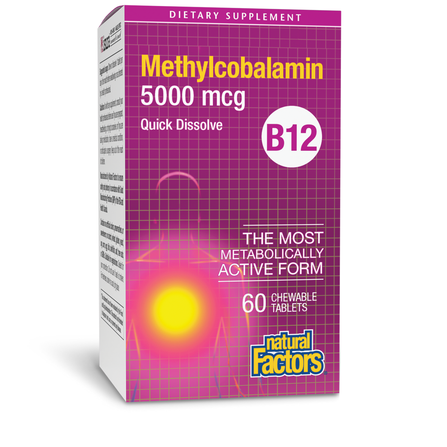 NATURAL FACTORS METHYLCOBALAMIN B12 5000 mcg