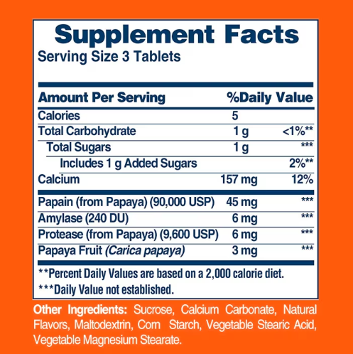 ORIGINAL PAPAYA ENZYME