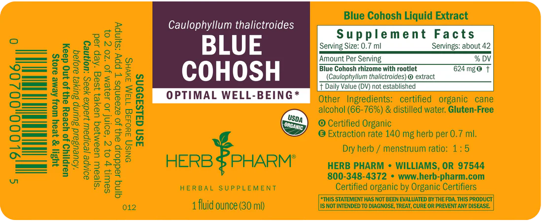 BLUE COHOSH TINCTURE