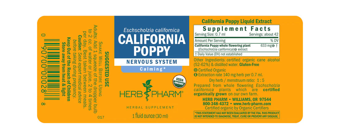 CALIFORNIA POPPY EXTRACT