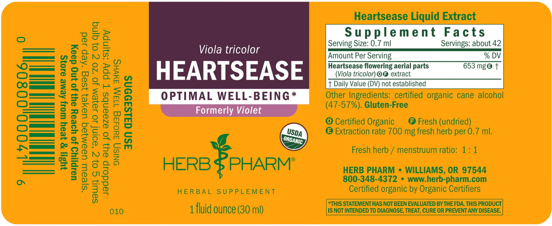 HEARTSEASE (VIOLET) TINCTURE