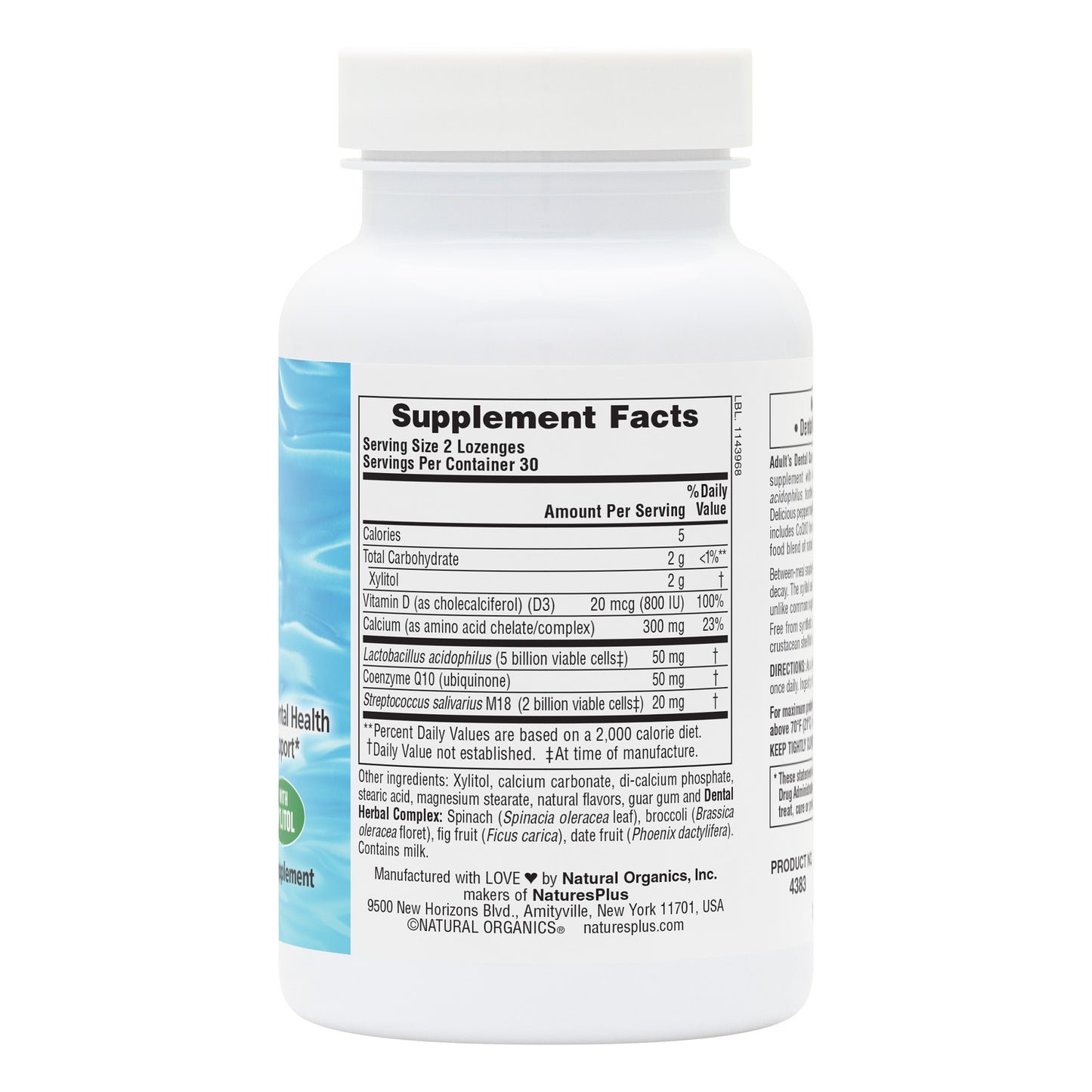 DENTAL CARE PROBIOTIC LOZENGE