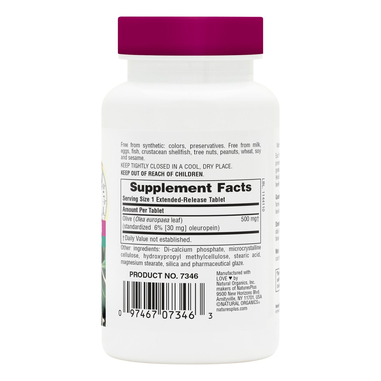 OLIVE LEAF EXTENDED RELEASE 500 mg