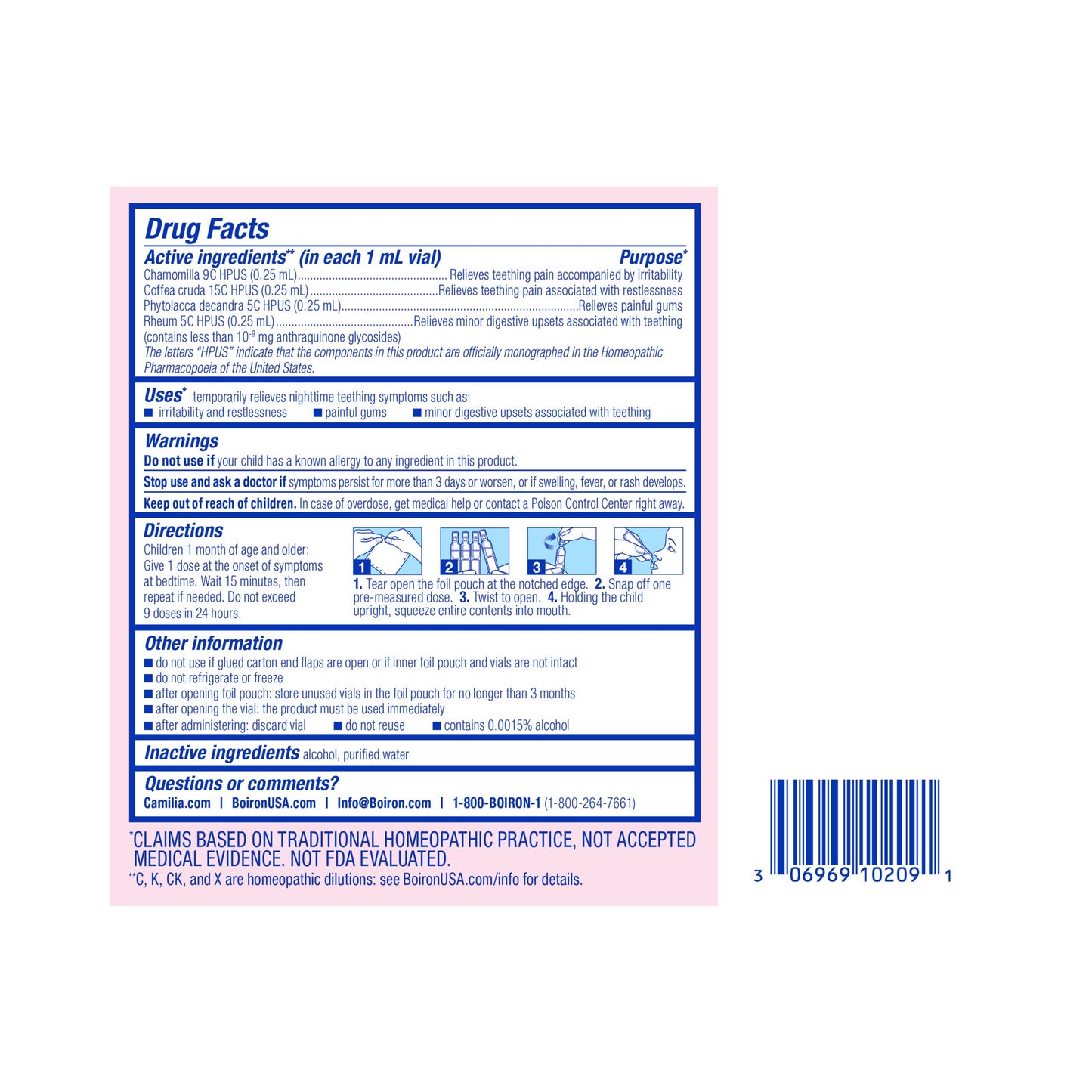 CAMILIA BEDTIME LIQUID DOSE