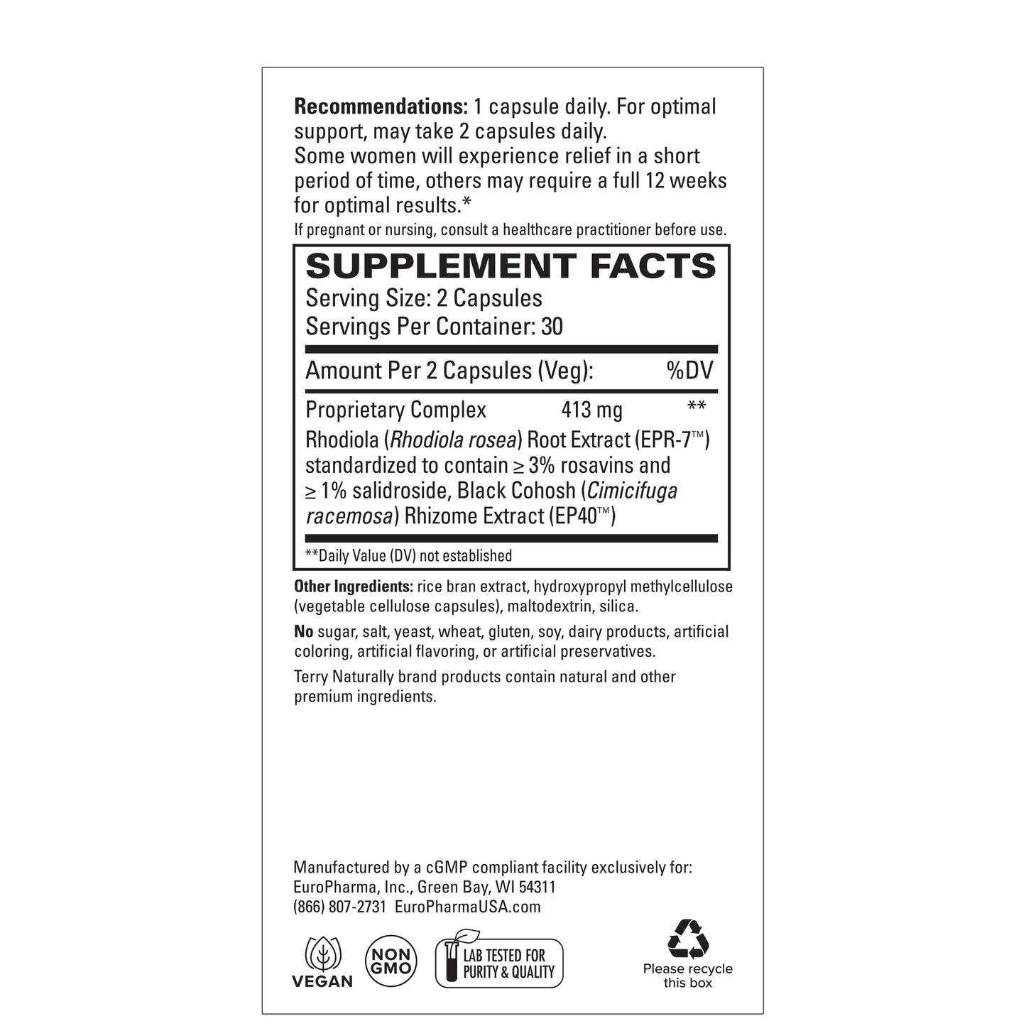 MENOPAUSE RELIEF