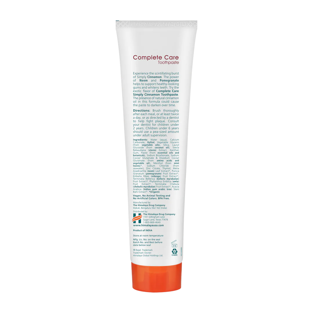 COMPLETE CARE TOOTHPASTE SIMPLY CINNAMON