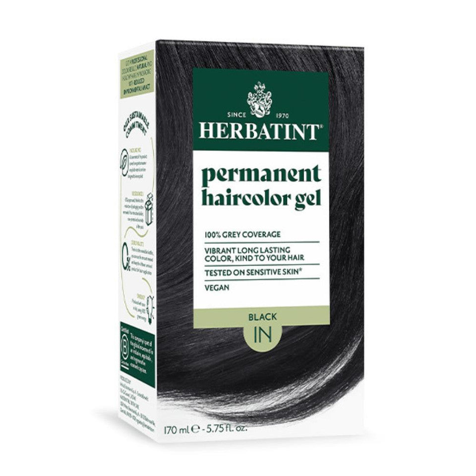 PERMANENT HAIRCOLOR GEL 1N BLACK