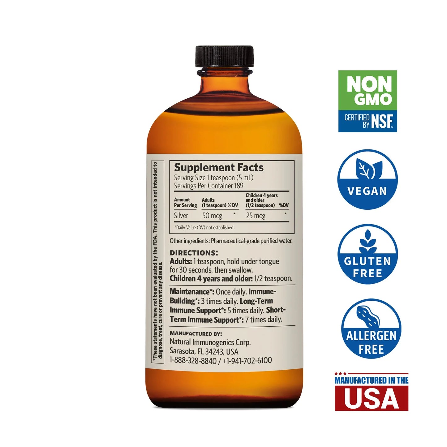 BIO-ACTIVE SILVER HYDROSOL (32 oz)