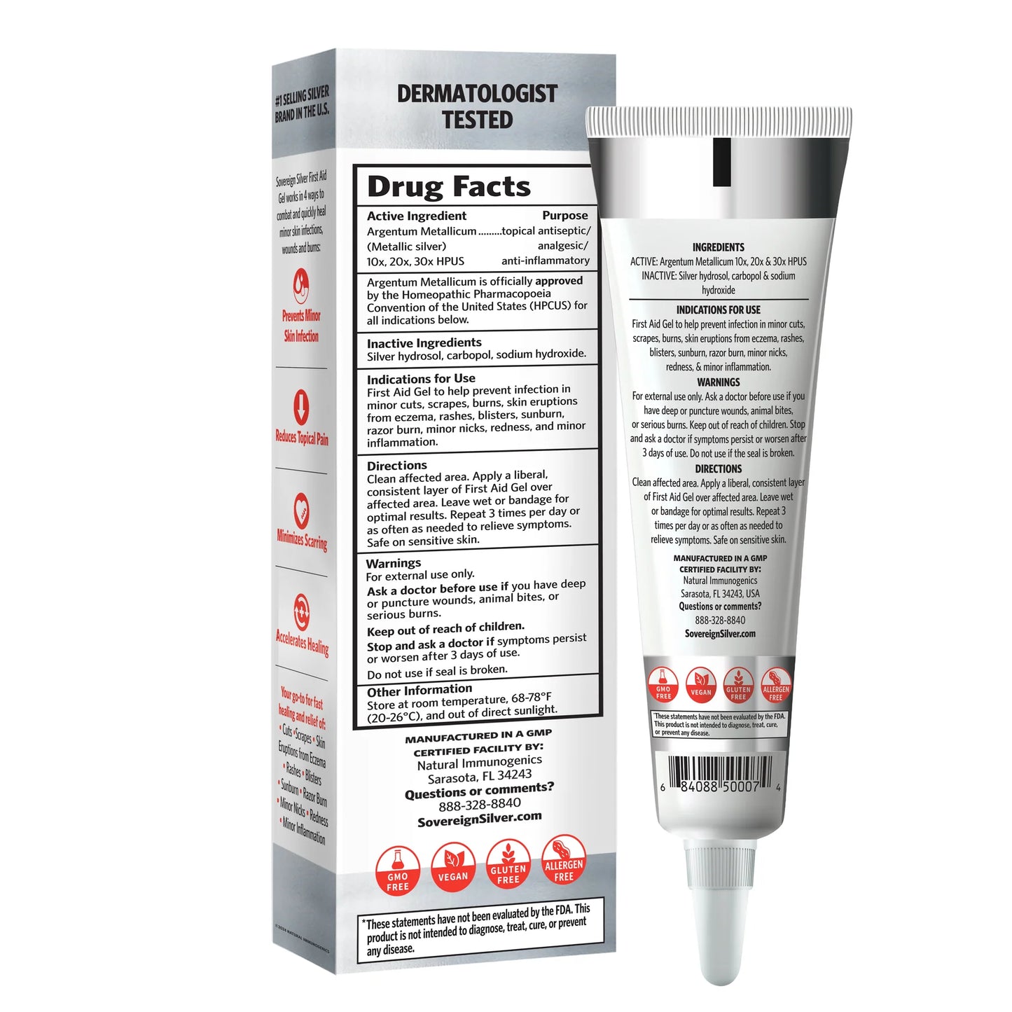 SOVEREIGN SILVER FIRST AID GEL