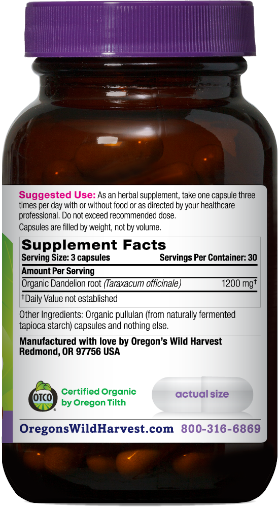 DANDELION ROOT ORGANIC