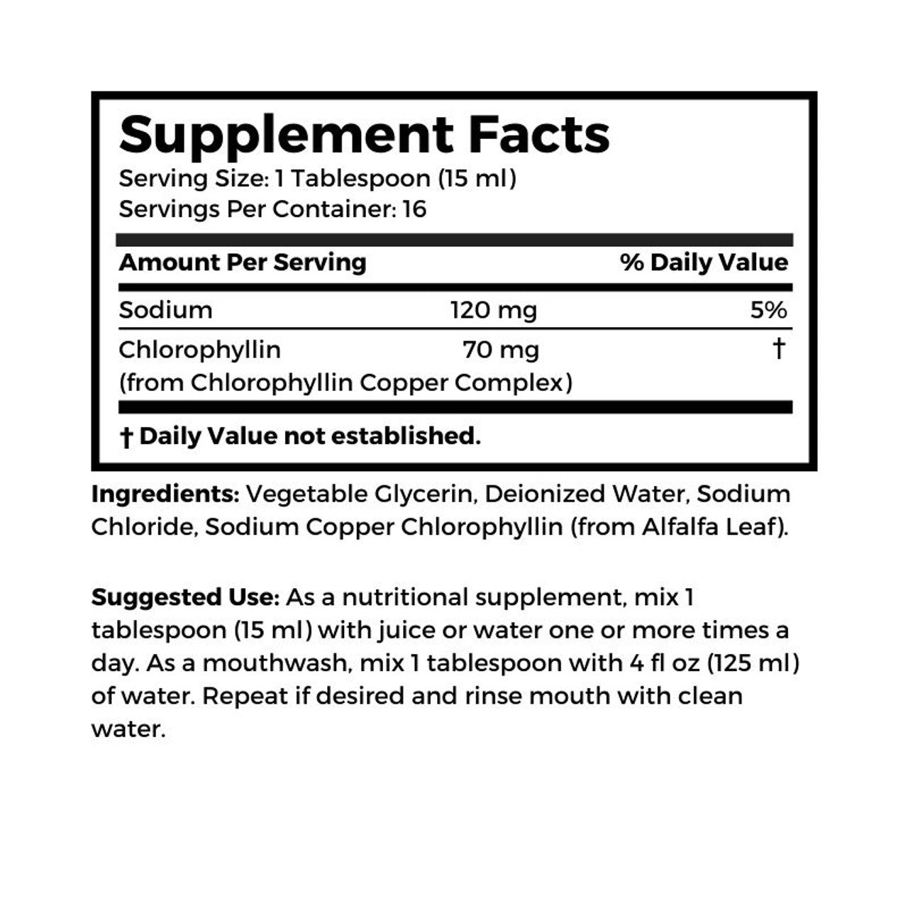 CHLOROPHYLL LIQUID
