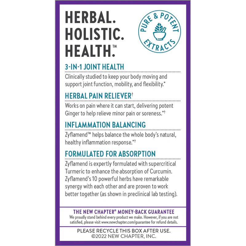 ZYFLAMEND HERBAL PAIN RELIEF (60)