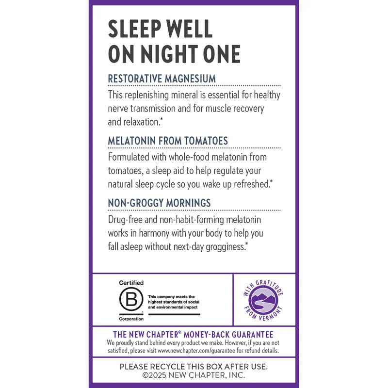 MAGNESIUM + PLANT BASED MELATONIN