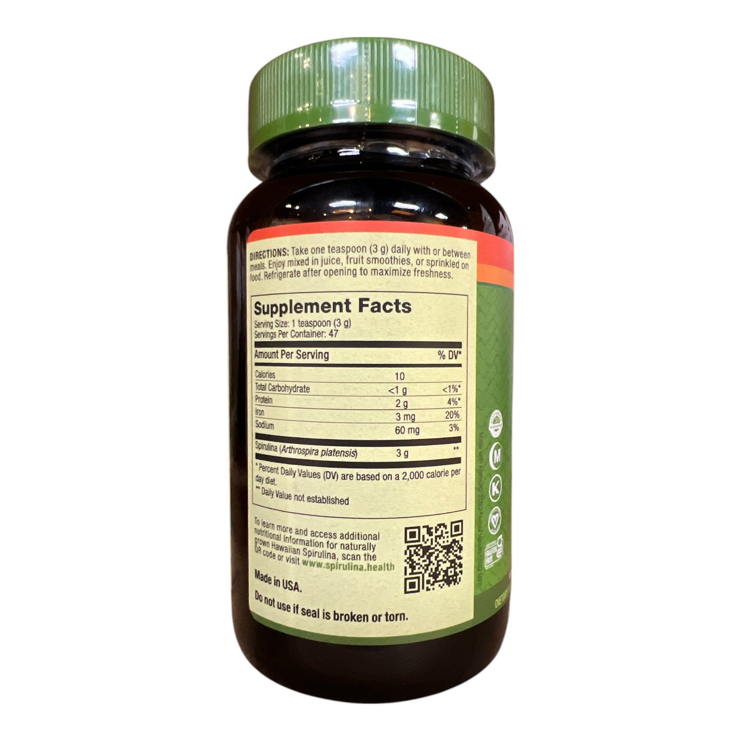 HAWAIIAN SPIRULINA POWDER