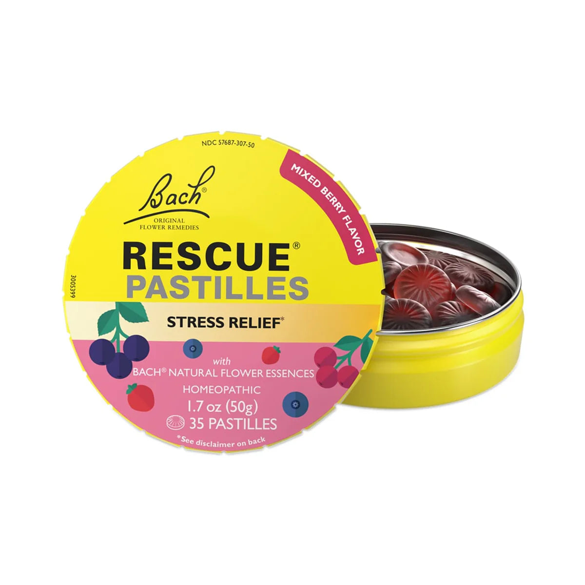 RESCUE PASTILLES MIXED BERRY