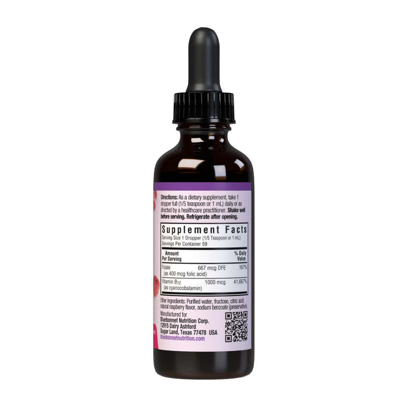 LIQUID VITAMIN B-12 & FOLIC ACID