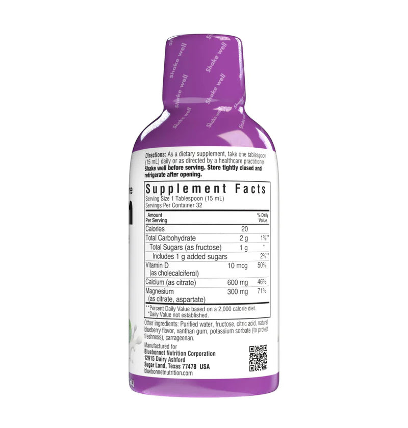 LIQUID CALCIUM MAGNESIUM & VITAMIN D3 BLUEBERRY