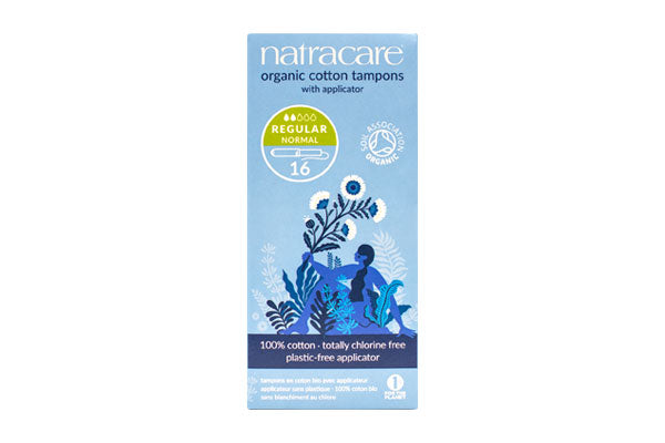 ORGANIC COTTON TAMPONS REG W/ APPLICATOR