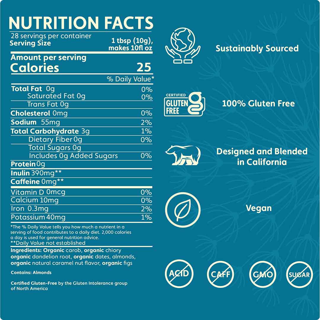 HERBAL COFFEE DANDELION CARAMEL NUT