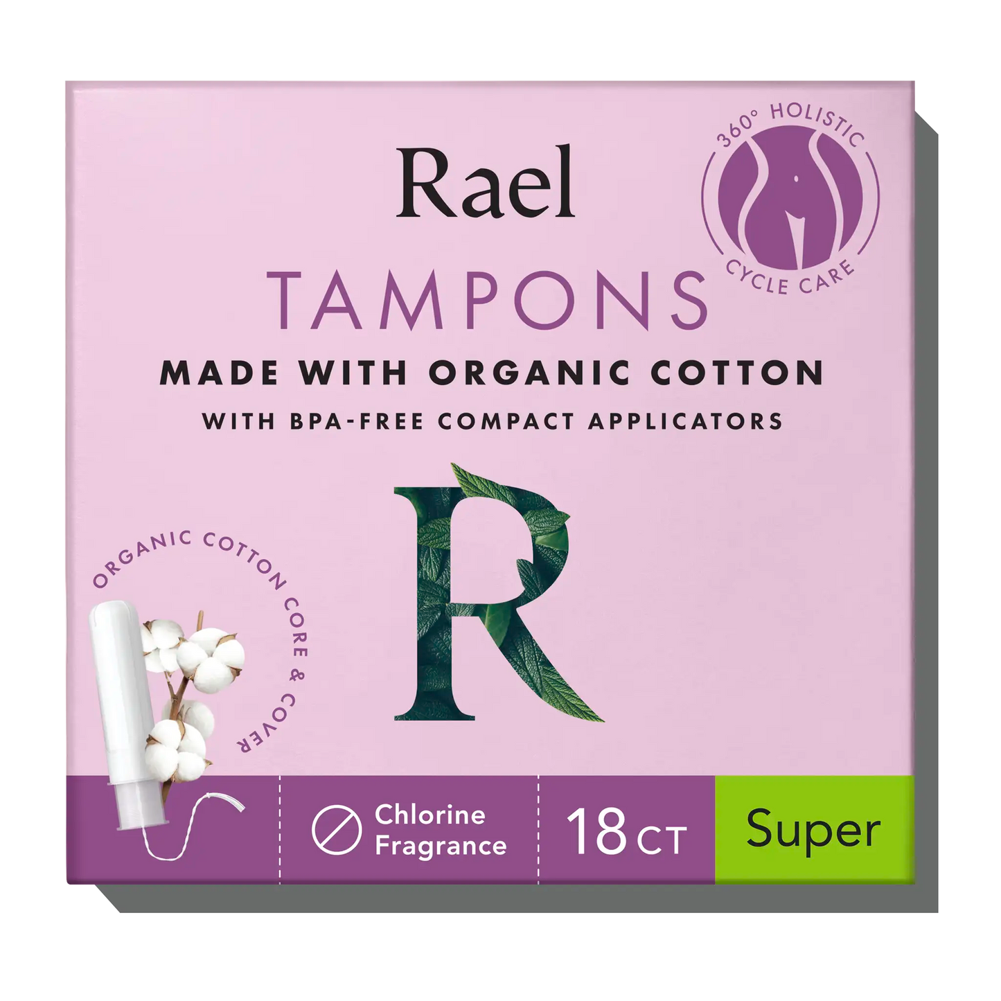 ORGANIC COTTON COMPACT TAMPONS - SUPER