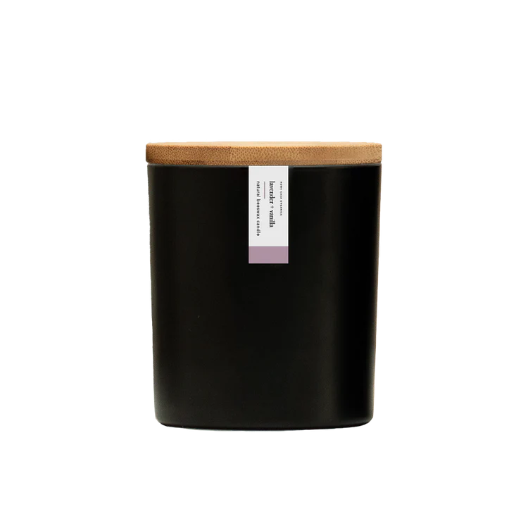 BEESWAX CANDLE LAVENDER + VANILLA