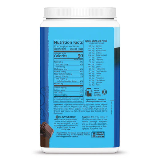 WARRIOR BLEND PROTEIN POWDER CHOCOLATE
