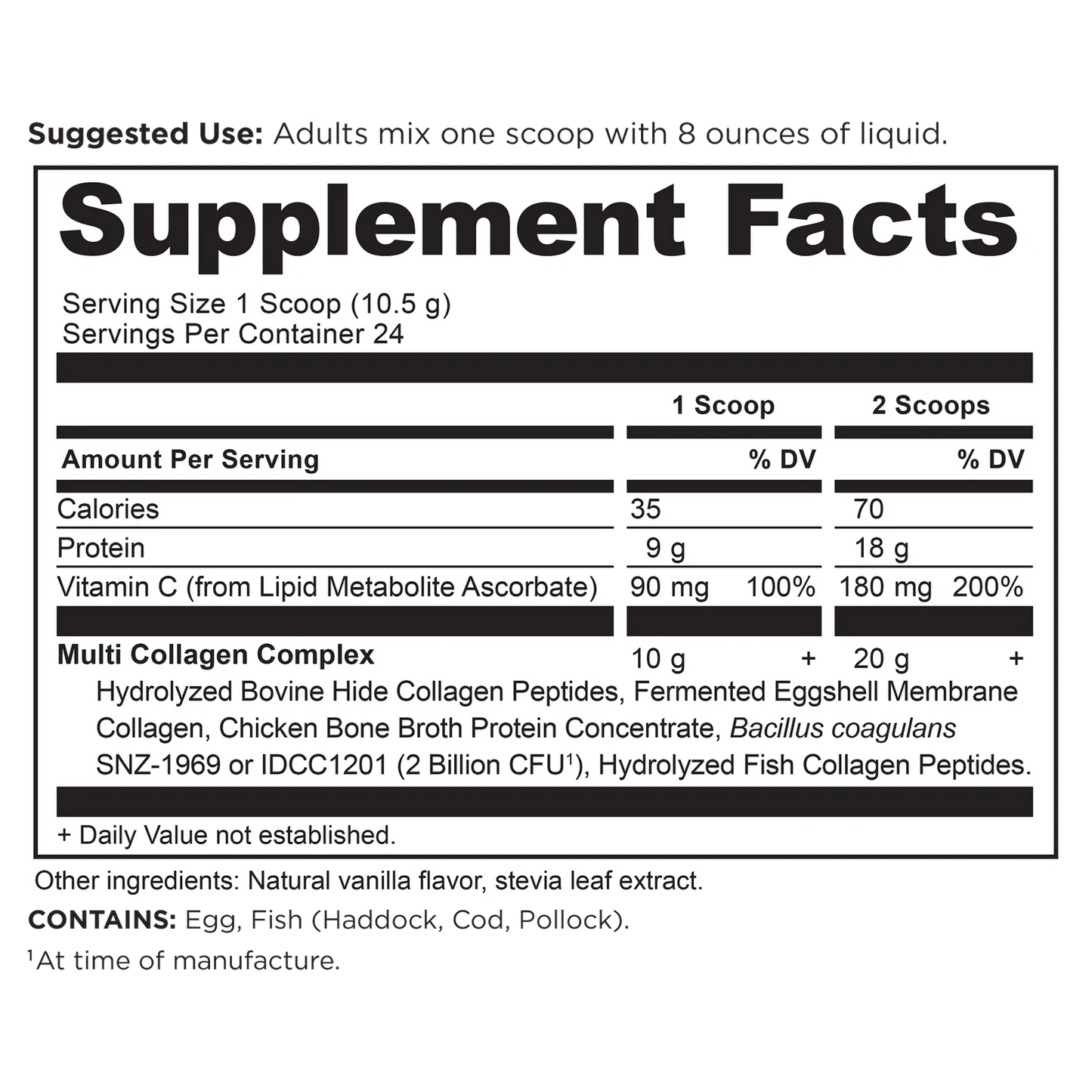 MULTI COLLAGEN PROTEIN VANILLA