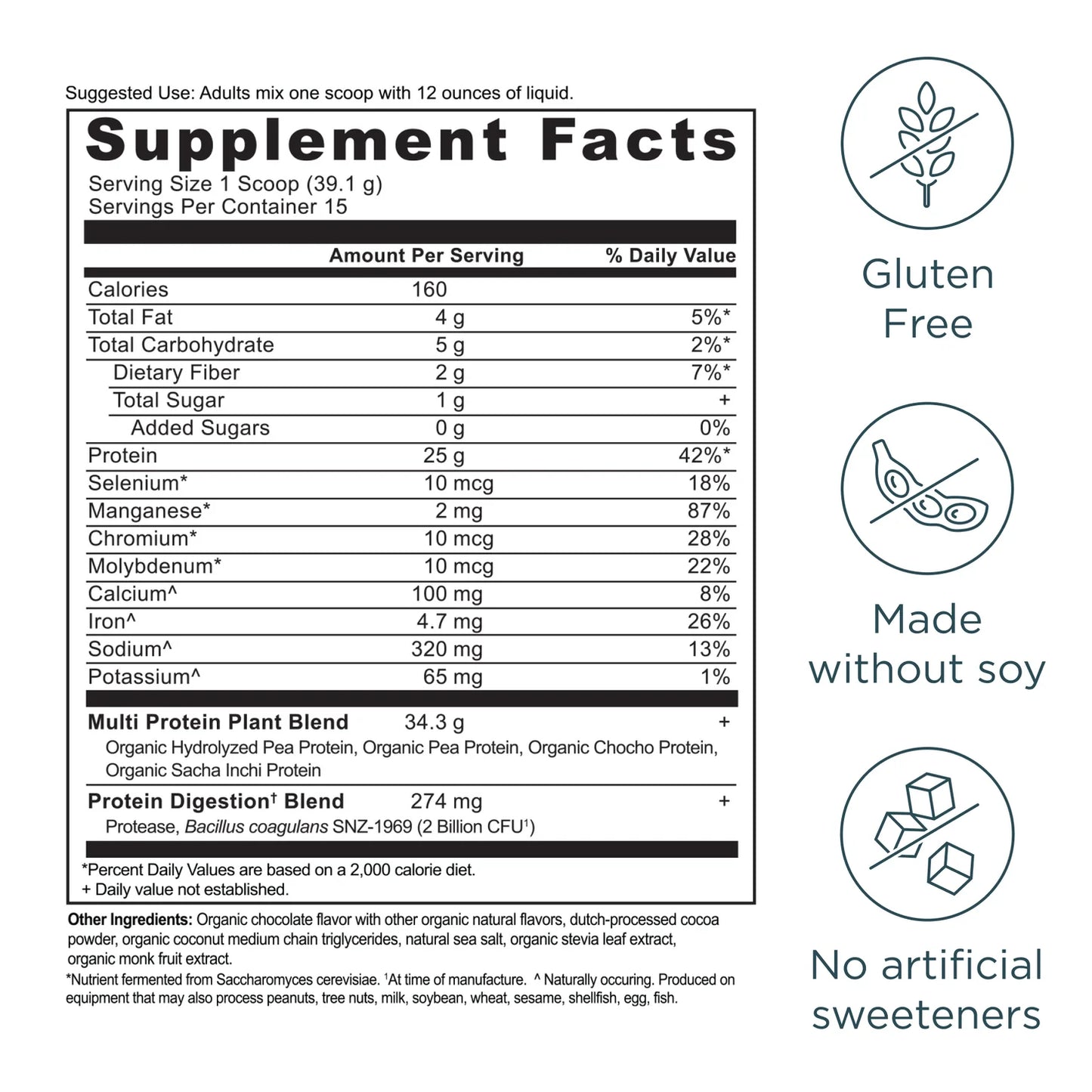 MULTI PROTEIN PLANT BASED CHOCOLATE