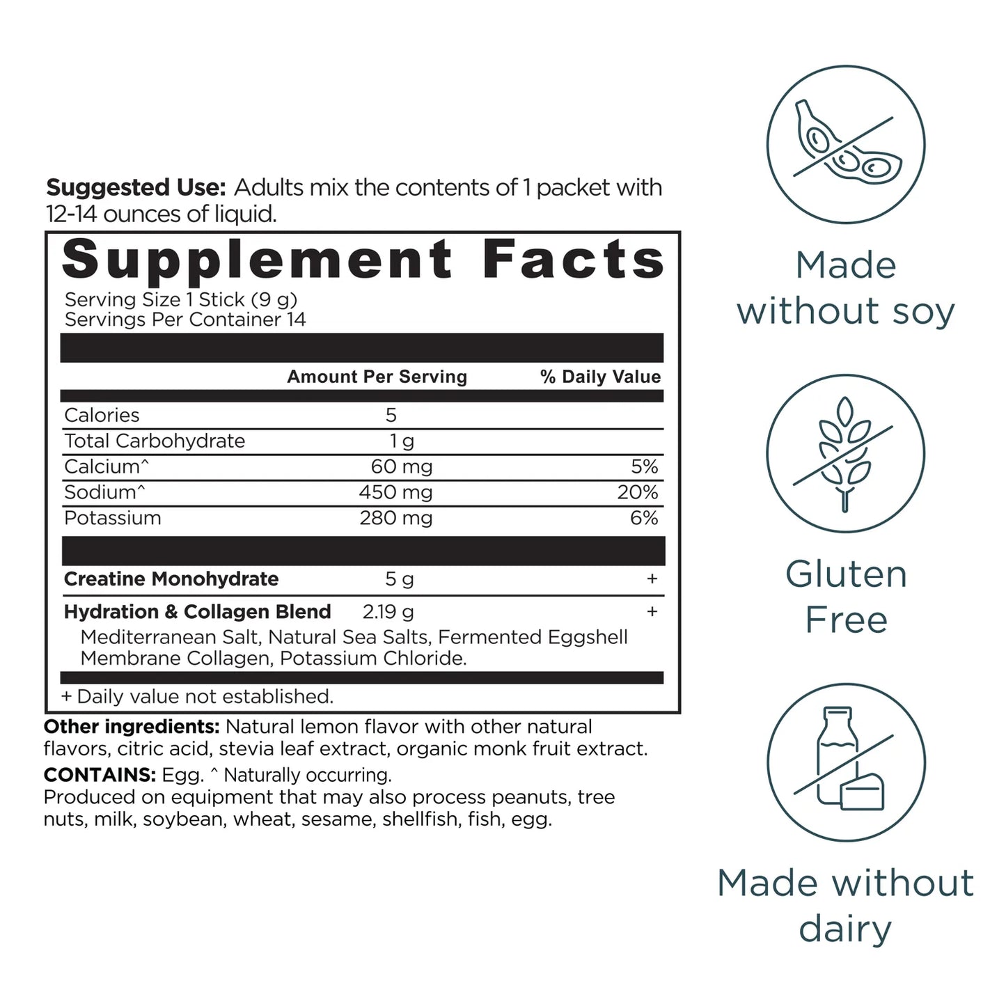 CREATINE + COLLAGEN LEMON BOX