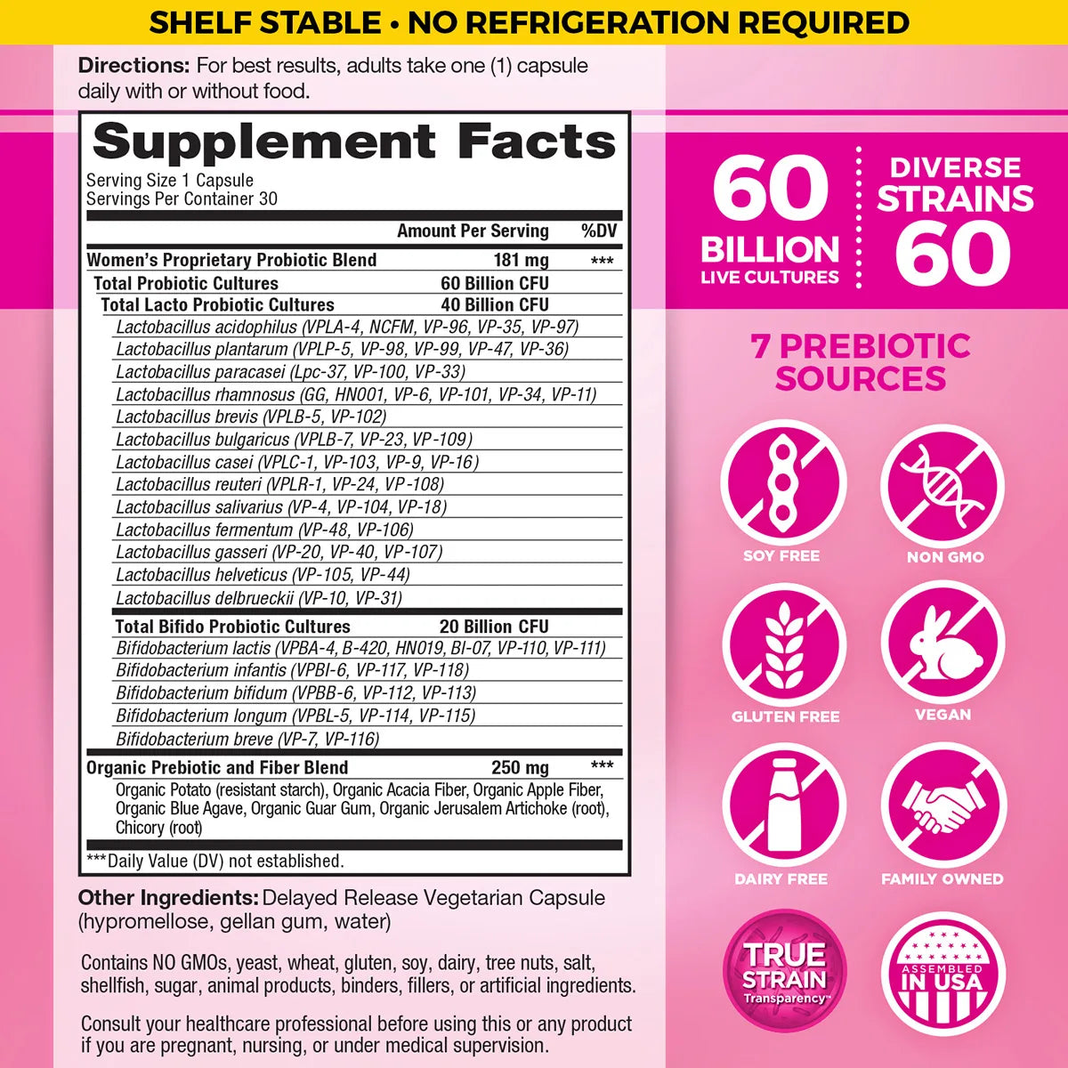 WOMENS DAILY PROBIOTIC (30)