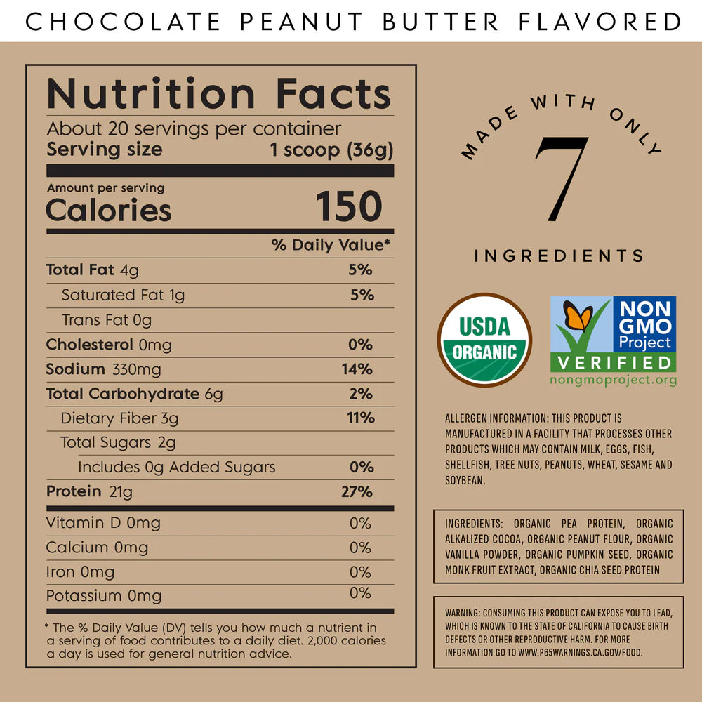 CHOCOLATE PB PLANT BASED PROTEIN