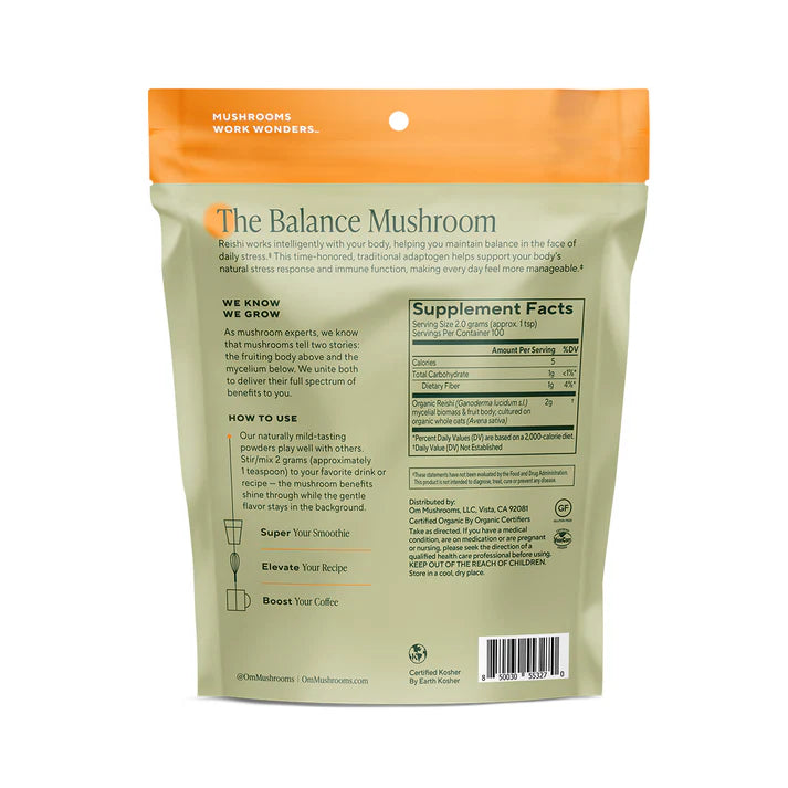 REISHI ORGANIC MUSHROOM POWDER