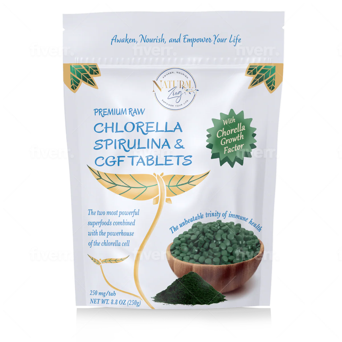 CHLORELLA SPIRULINA & CGF TABLETS