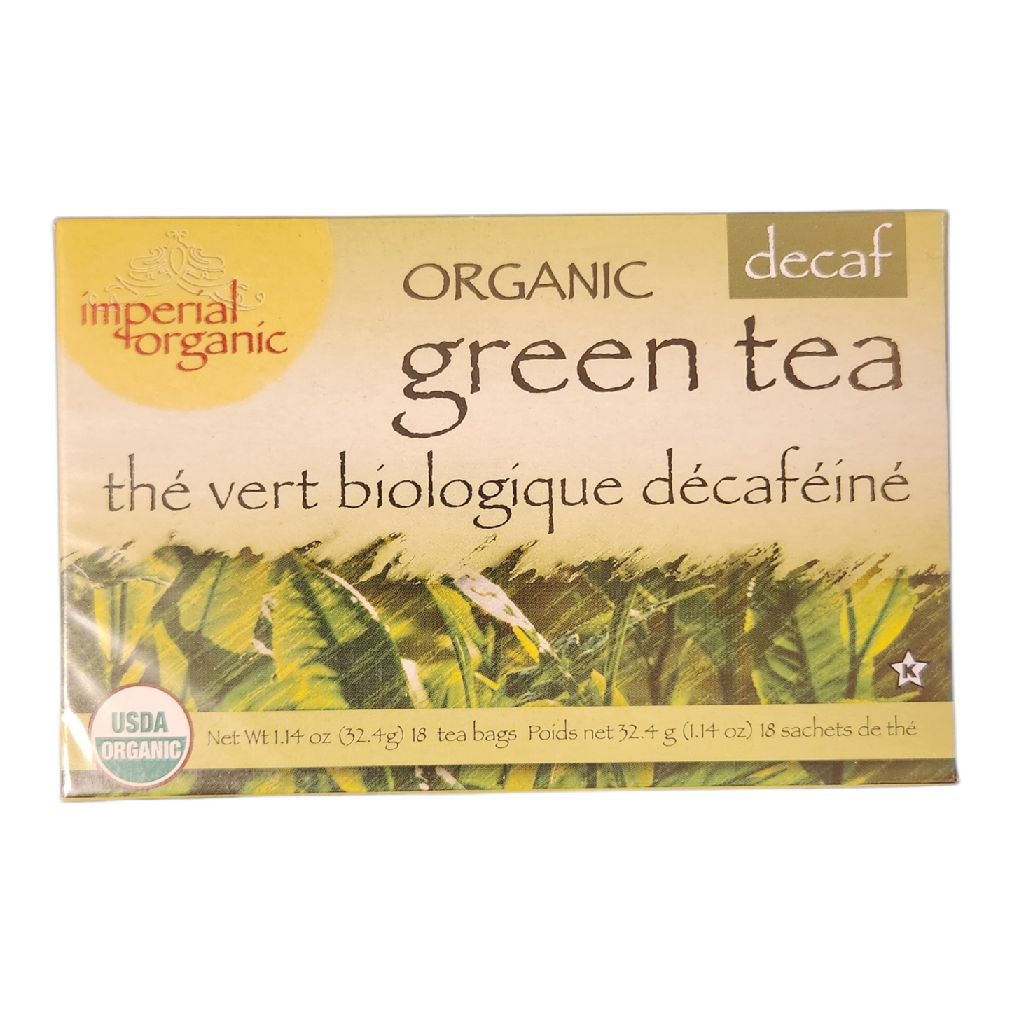 GREEN TEA ORGANIC DECAF
