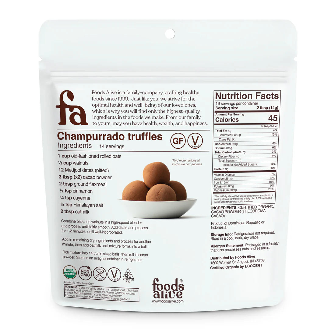 CACAO POWDER ORGANIC