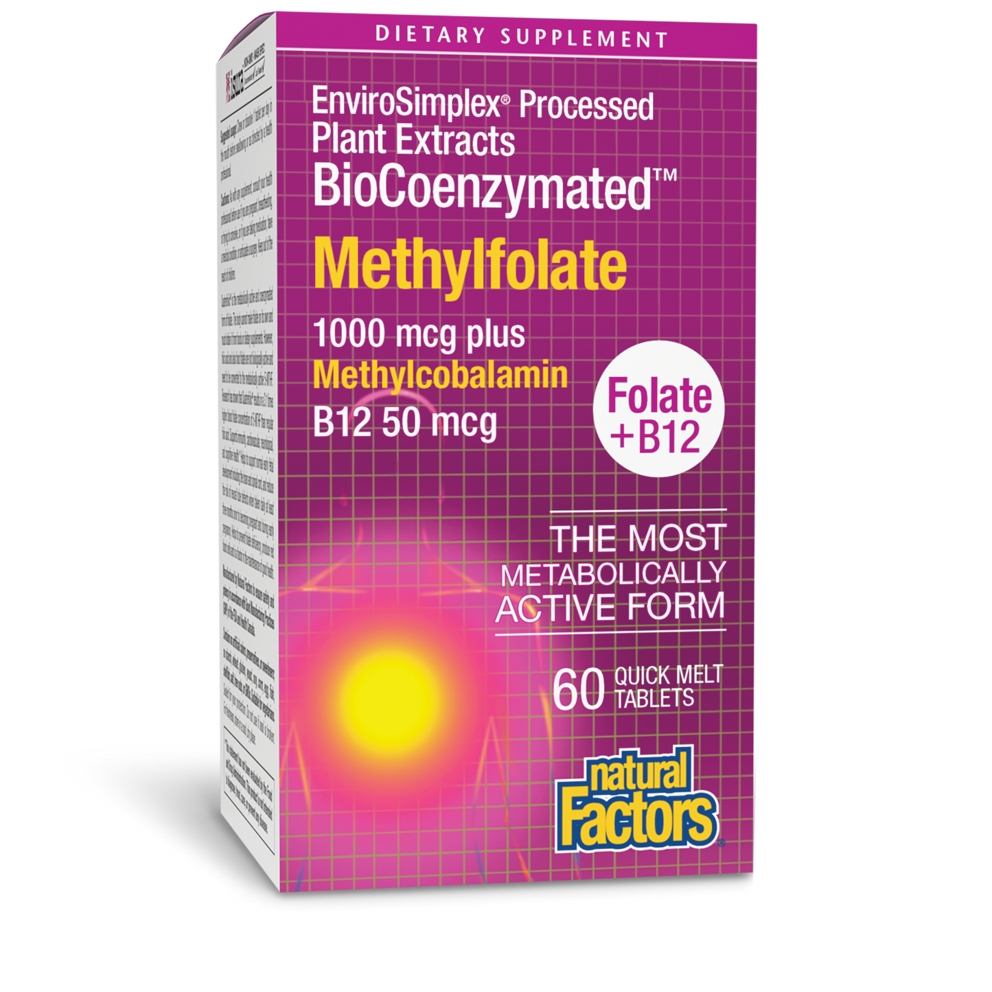 BIOCOENZYMATED METHYLFOLATE + B12