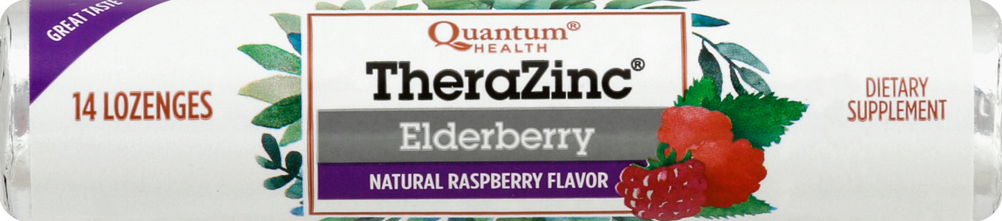THERAZINC ELDERBERRY LOZENGE RASPBERRY