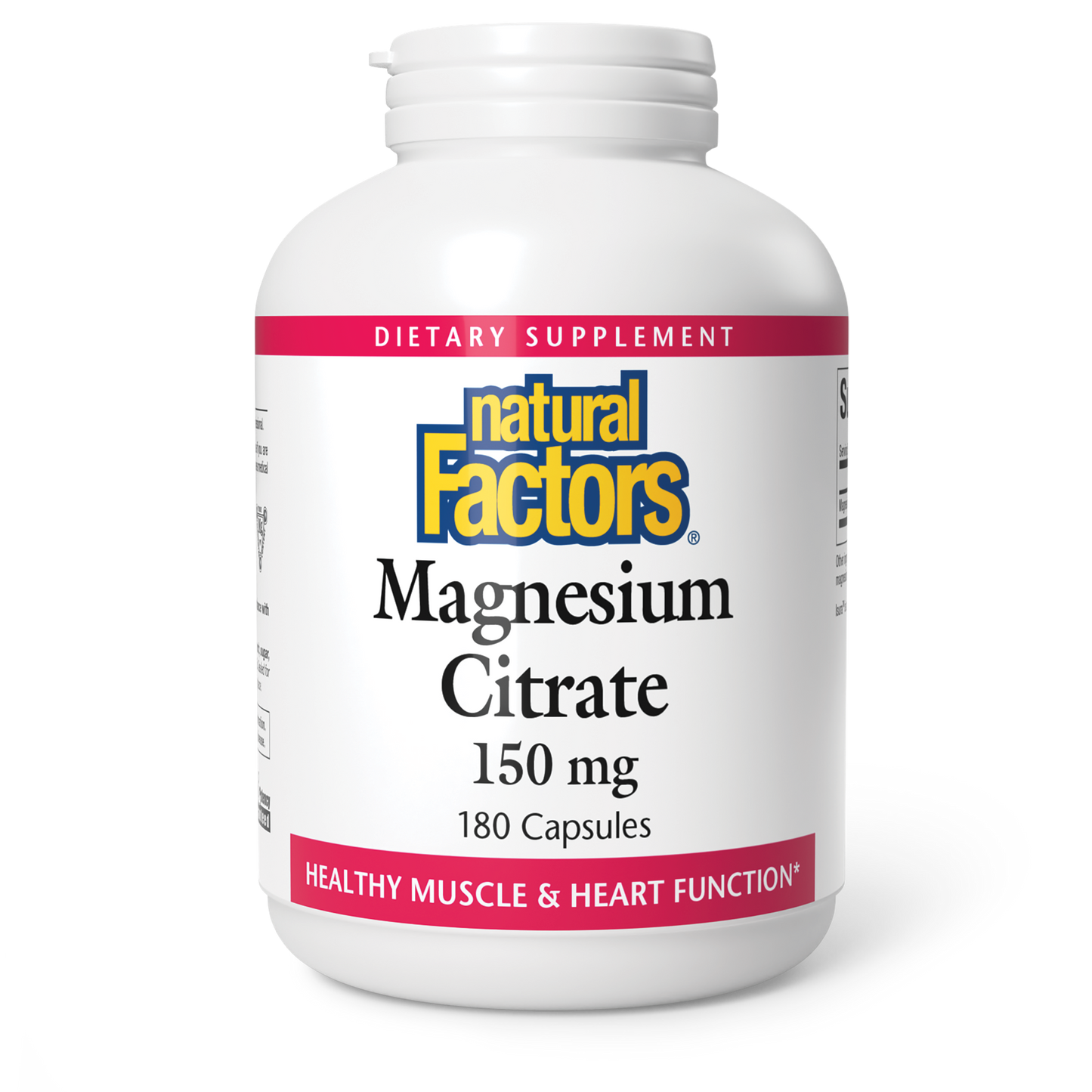 NATURAL FACTORS MAGNESIUM CITRATE 450 mg (180)